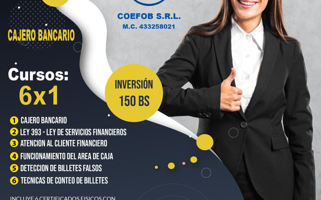 CURSOS 6×1 CAJERO