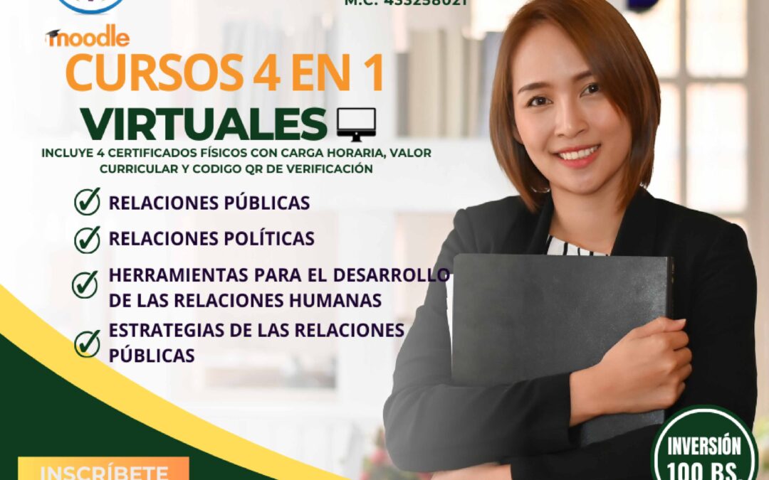 CURSOS 4×1 RELACIONES POLITICAS