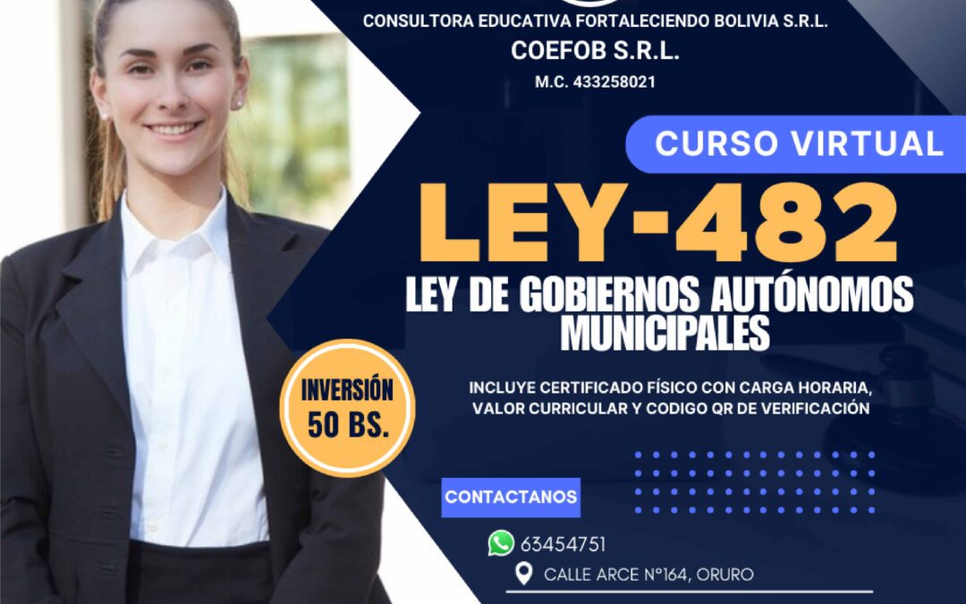 CURSO LEY 482