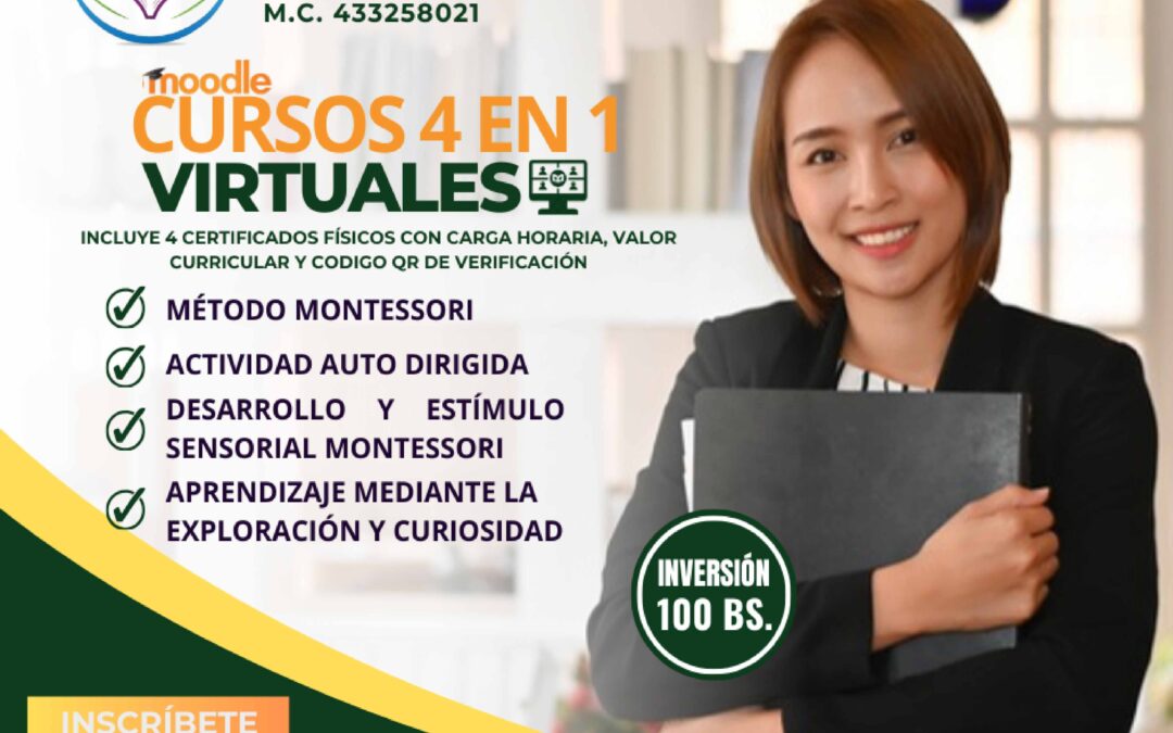 CURSOS 4×1 MONTESSORI