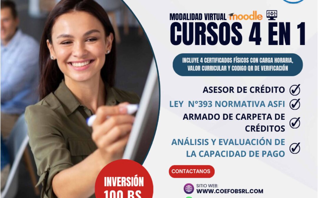 CURSO 4×1 ASESOR DE CREDITO