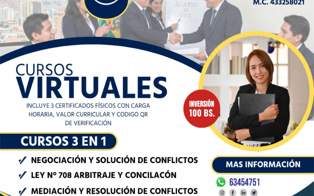 CURSO 3×1 SOLUCION DE CONFLICTOS
